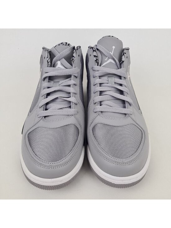 Air Jordan Post Game Silver White Black Sneaker Shoe 552665-004 Mens Sz 9.5 main image 4